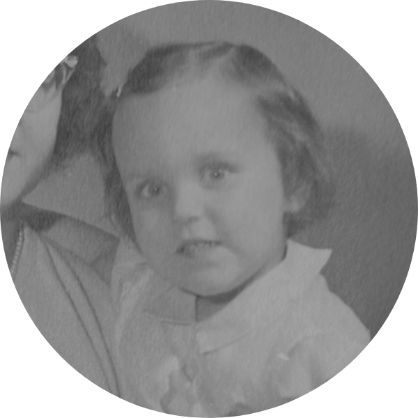 Photo of Dr. Patricia Harkins as a baby.