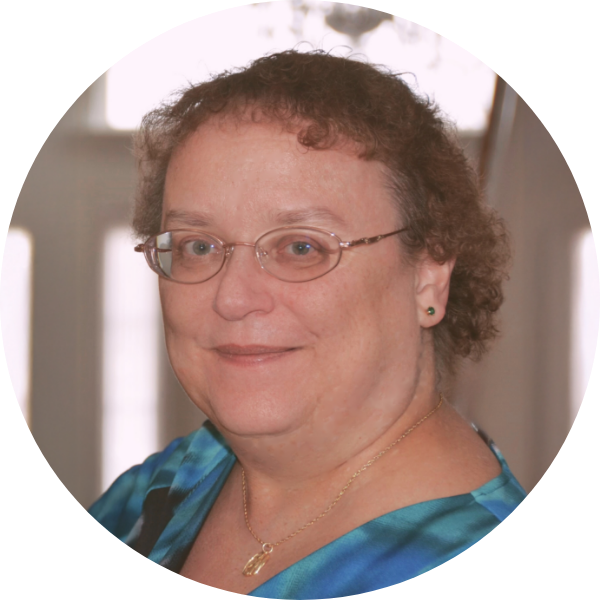 Circular headshot of Dr. Patricia Harkins, Board-Certified Developmental & Behavioral Pediatrician and Medical Director at Developing Minds Pediatric Consultants.